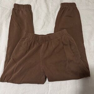 Brandy Melville Chocolate Brown Joggers